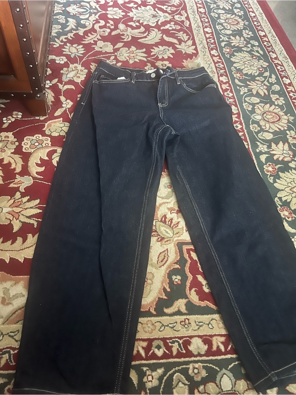Women's Dark Blue Loverlet  Barrel Leg Jeans